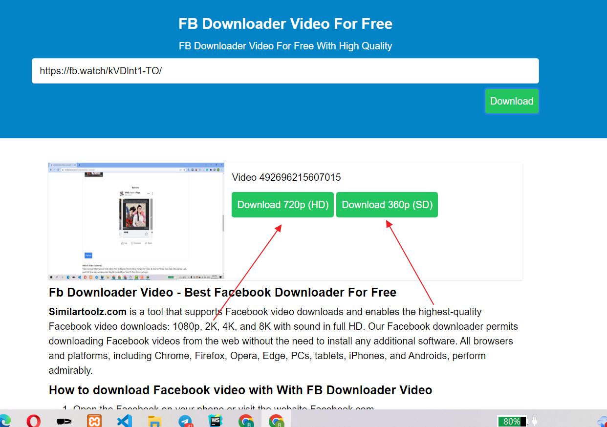 SimilarToolz | Fb Downloader Video